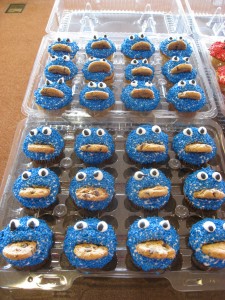 Cookie Monster Cupcakes