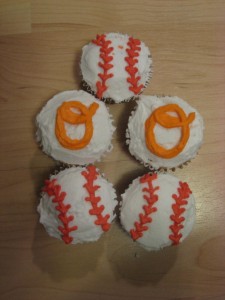 Orioles Cupcakes