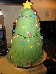 Christmas Tree Cake