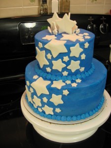 Jen's Starry Cake