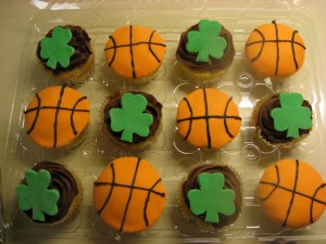 Celtics Cupcakes