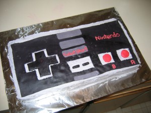 NES Controller Cake