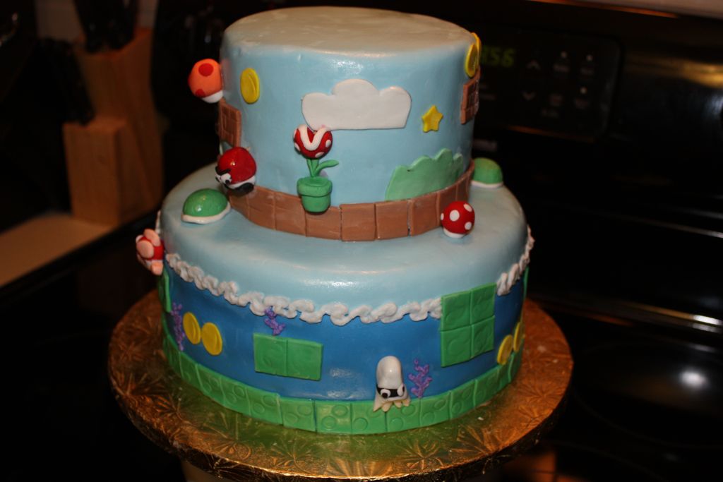 super mario bros cake pan. Super Mario Brothers Cake